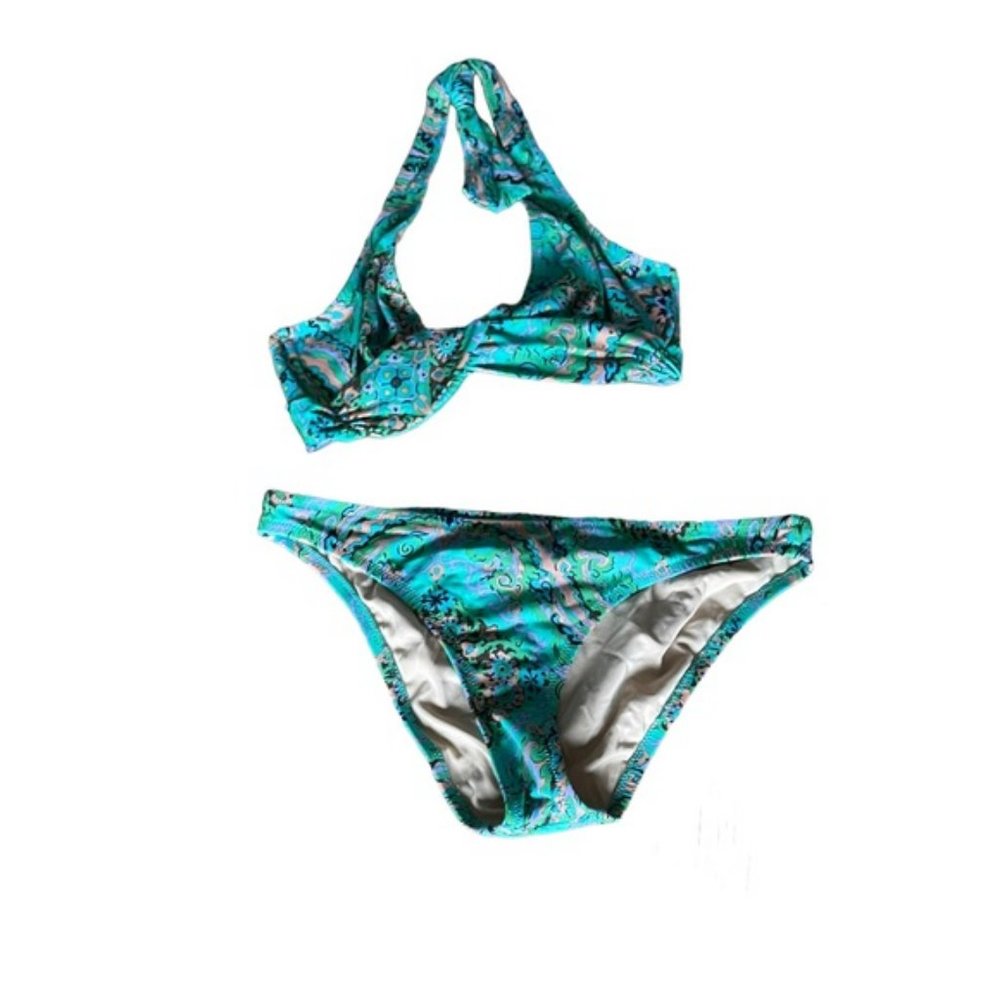 J. Crew | Swimwear | Green Paisley Bikini Bottoms (Top posted separate) | Small - Picture 5 of 10